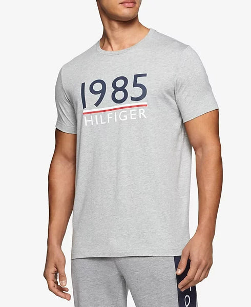 Tommy Hilfiger Men's Modern Essentials Cotton Logo T-Shirt Gray Size XL